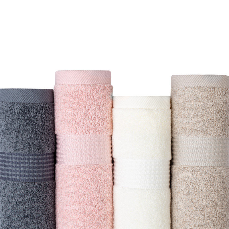 日本hoyo精梳丝光棉毛毛巾2条装成人家用纯棉毛巾