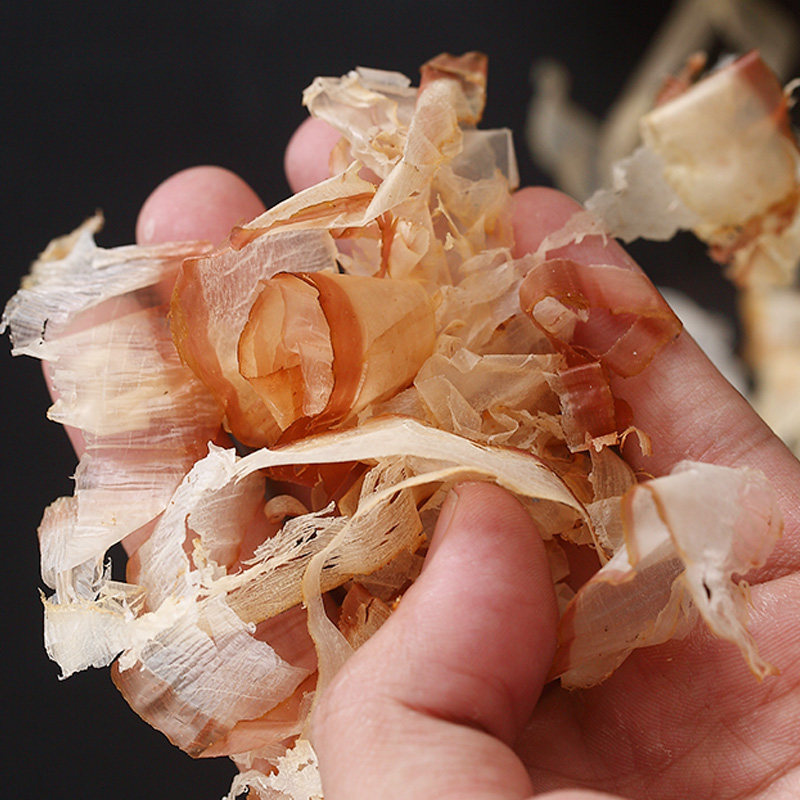 日式料理柴鱼片章鱼小丸子木鱼花鲣鱼材料寿司料理商用食材400g