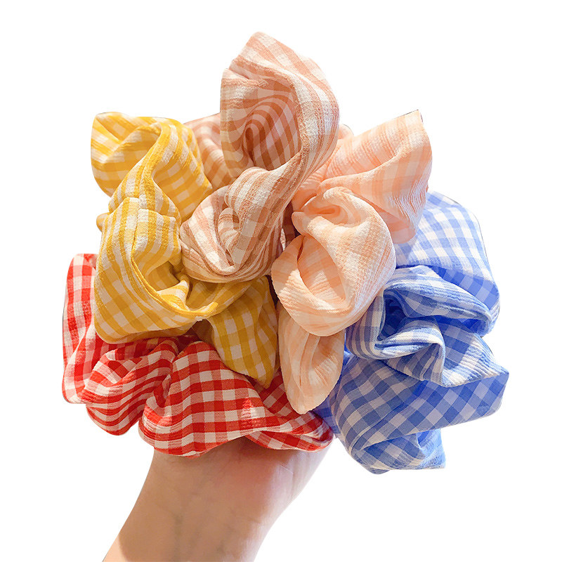 鞠婧祎同款大肠发圈儿韩国头绳网红ins大长发绳头饰扎头发皮筋女