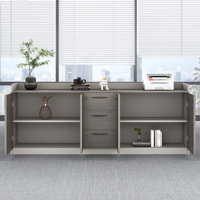 矮柜会议室茶水水柜办公室办公柜子文件柜隔断柜储办公茶水柜