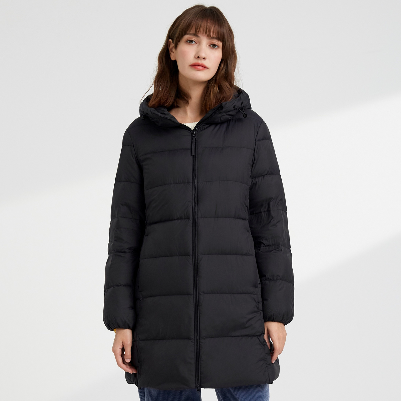 bosideng波司登b90131064b女士中长款羽绒服