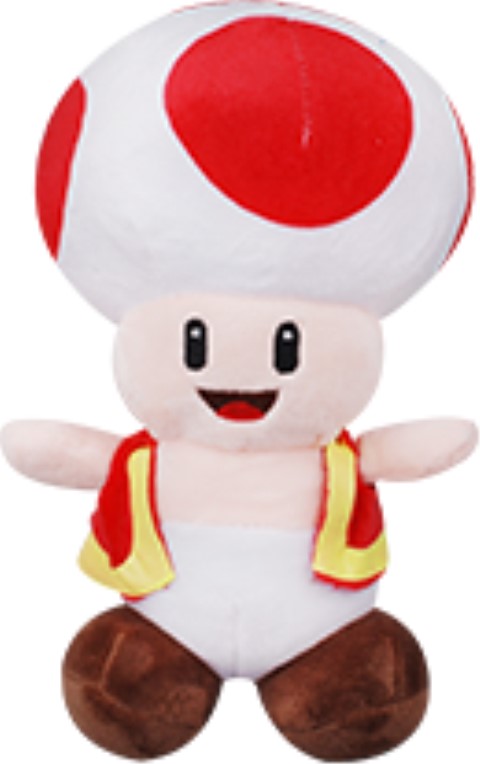 超级玛丽mario马里奥婚礼抛洒毛绒玩具公仔奇诺比奥红绿毛绒布艺类