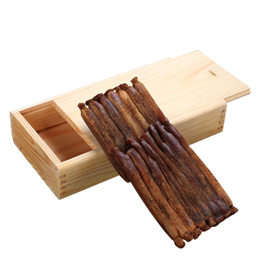 满500减100】新开河红参玩都高句丽参东北长白山人参整枝50条150g