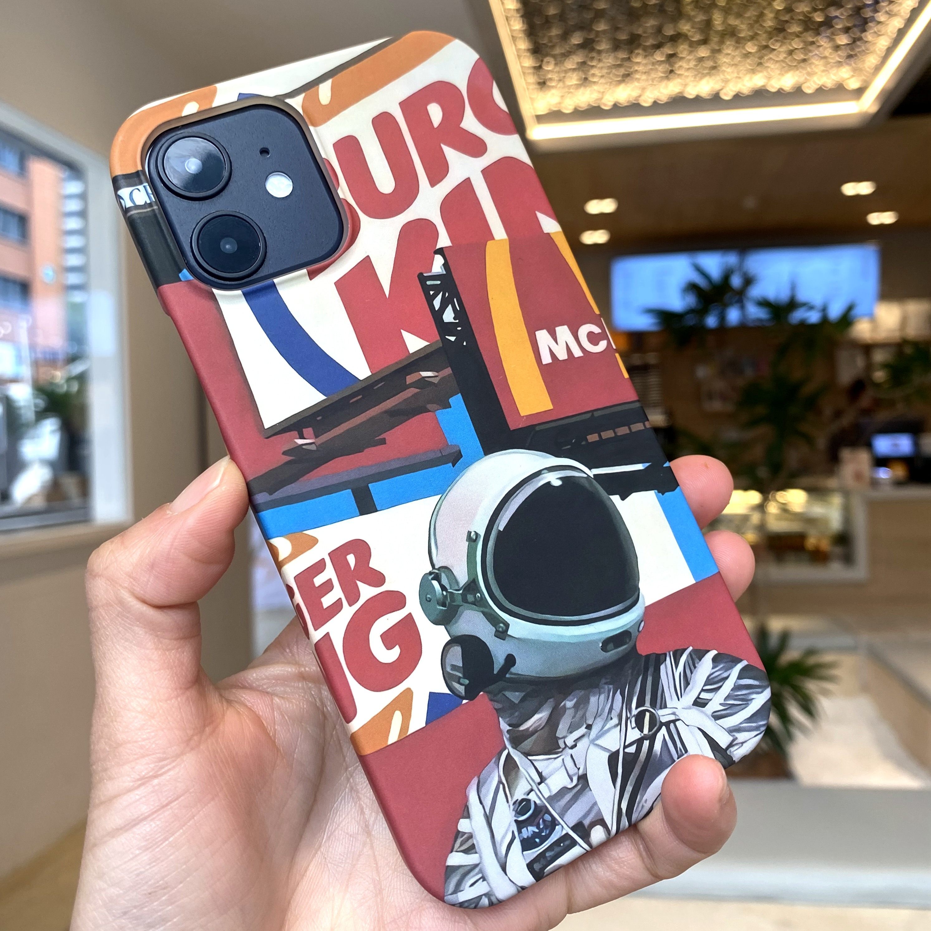 iphone12青山艺术手机壳nasa太空宇航员苹果se2华为mate30pro