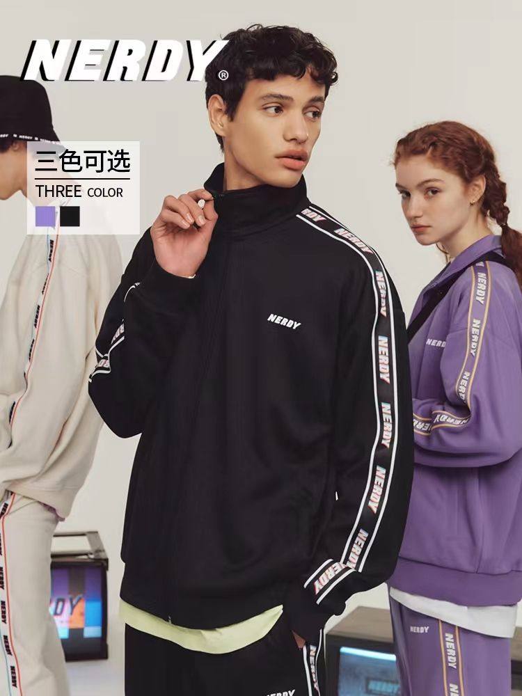 nerdy套装2022年新款宽松百搭男女情侣街头ins运动套装
