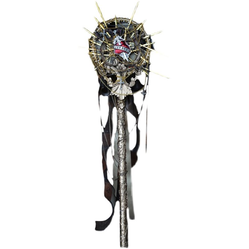 lo扎心六芒星原创lolita手作暗黑哥特洛丽塔权杖lolita洛丽塔配饰小物