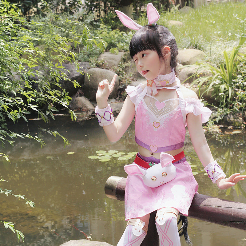 和顺动漫斗罗儿童小舞cos服同款衣服送兔万圣cosplay女装
