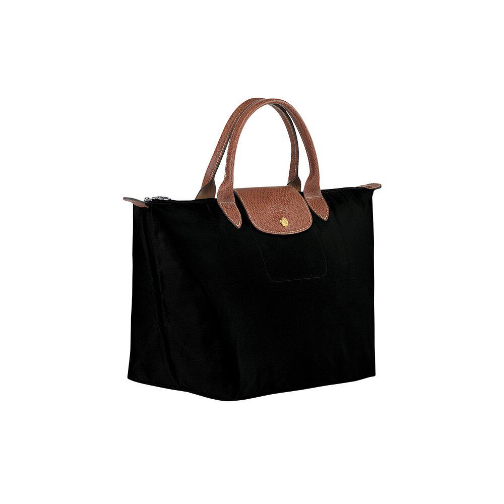 香港直邮longchamp女士黑色侧背提包1623089托特包