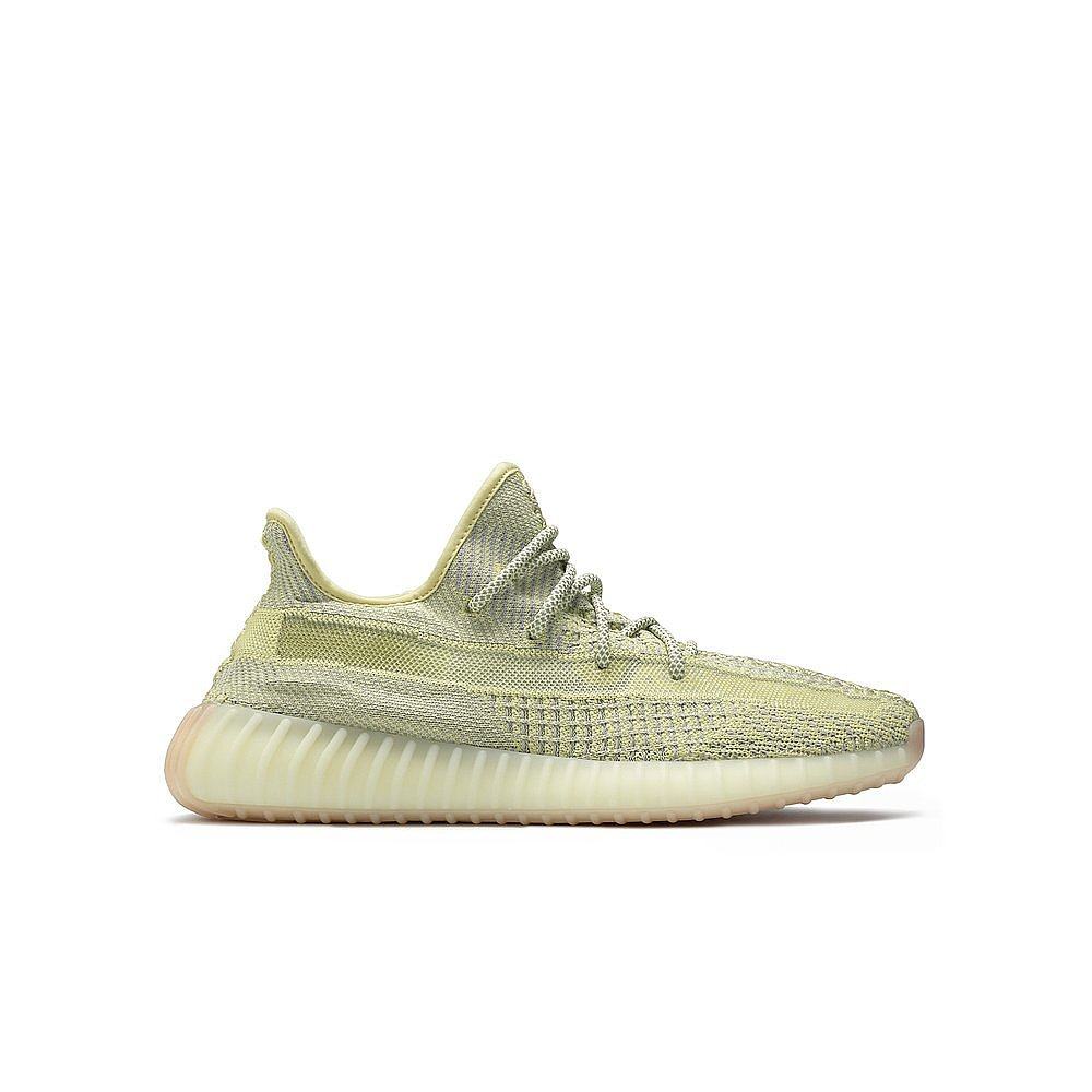 美国直邮yeezyv2antlia脏黄鞋带反光天使运动鞋运动休闲鞋