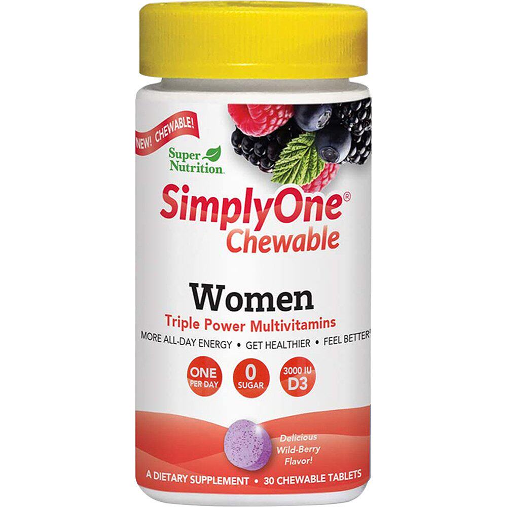 美国直邮supernutrition女士复合维生素咀嚼多种营养复合维生素