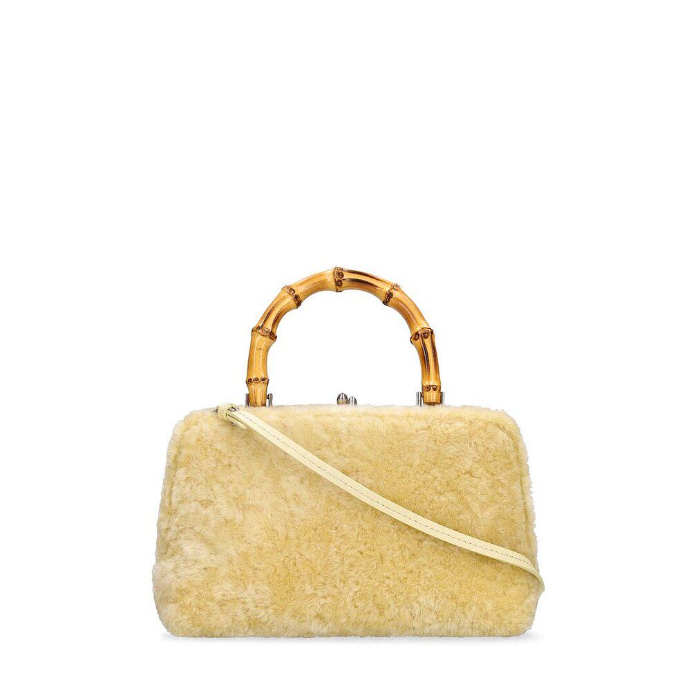 香港直邮潮奢jilsander女士goji迷你剪羊毛手提包通用款女包