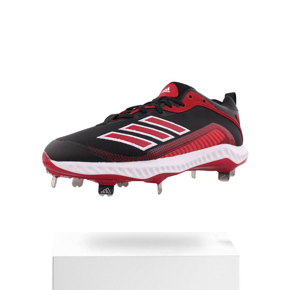 美国直邮adidas阿迪达斯男子专业训练运动钉鞋红黑运动休闲鞋