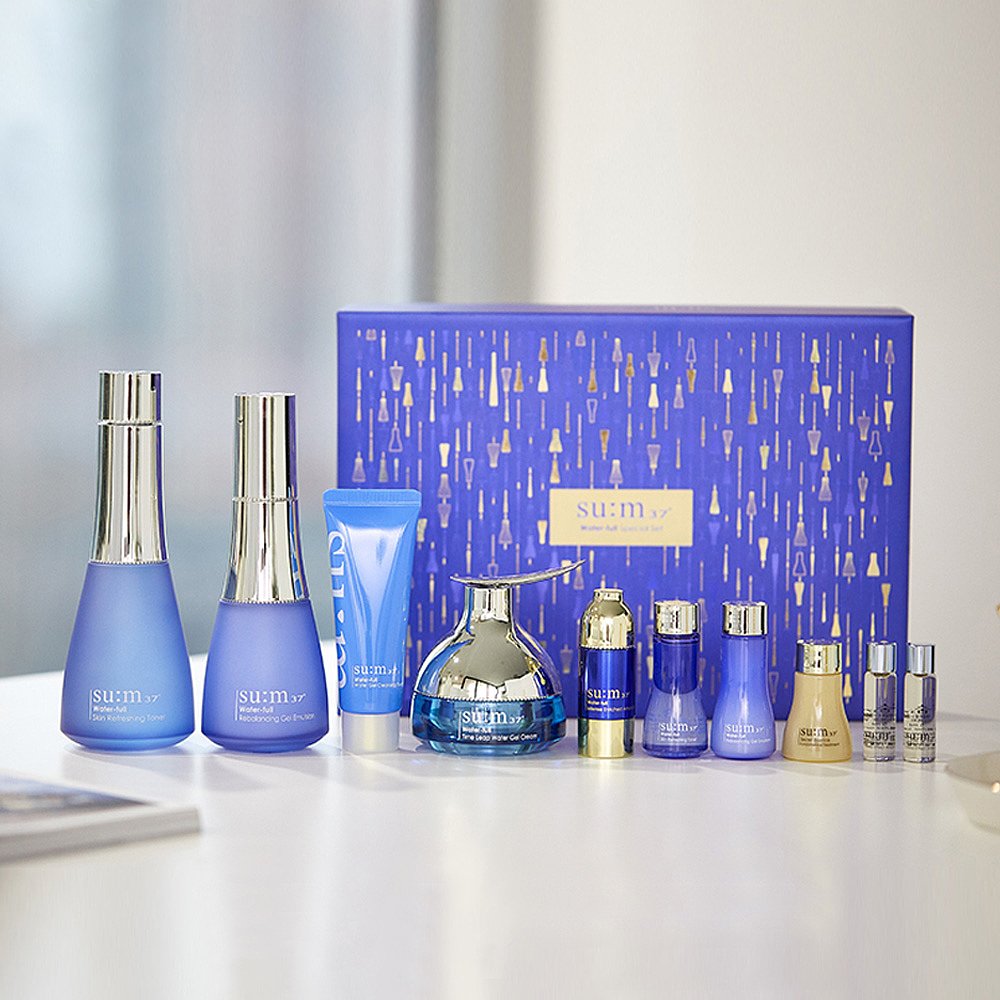 苏秘韩国直邮sum3737度呼吸水分套盒补水保湿面部护理套装