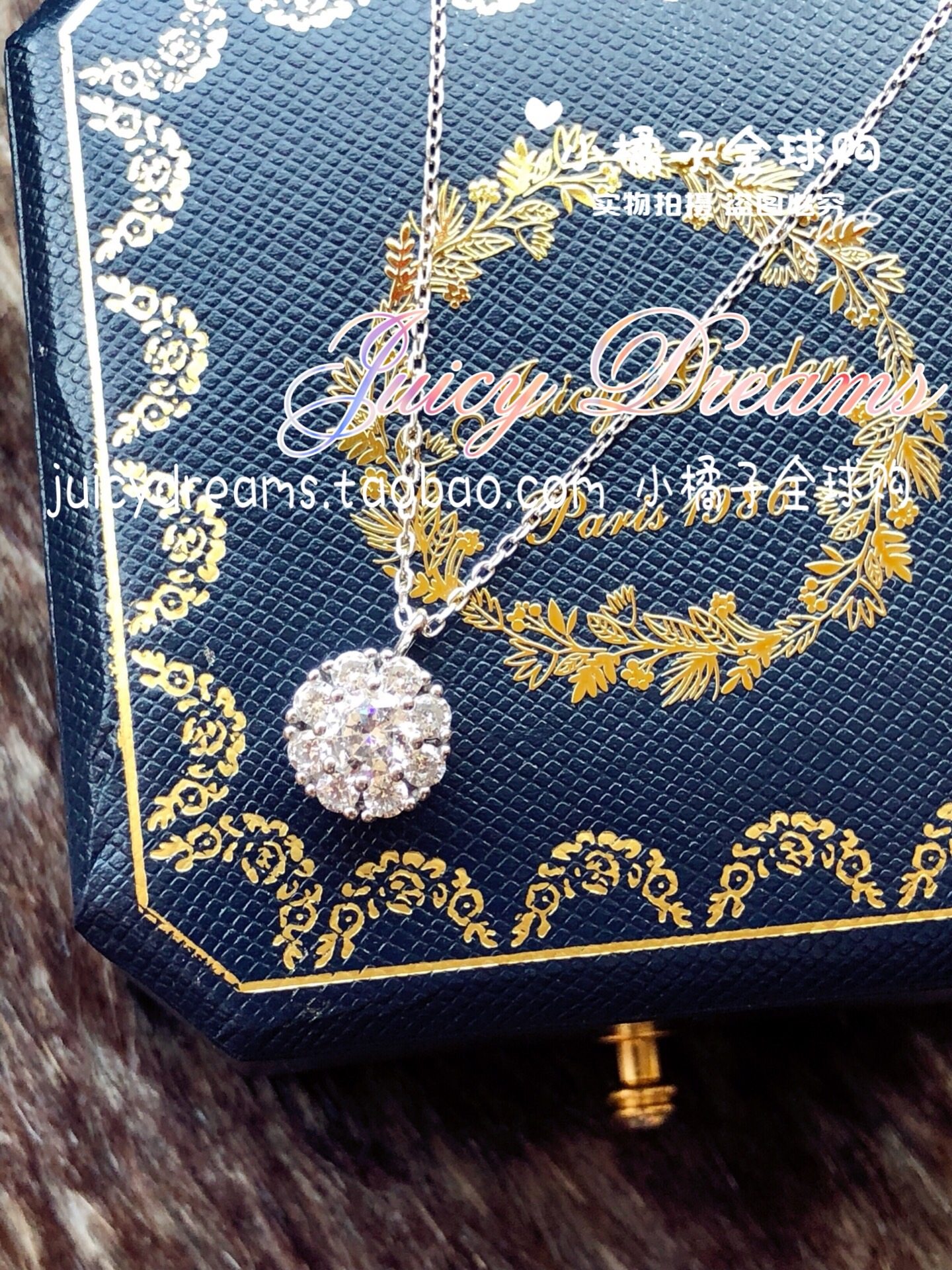 法国设计师juicydreams可转转动转运时来运转许愿成真项链