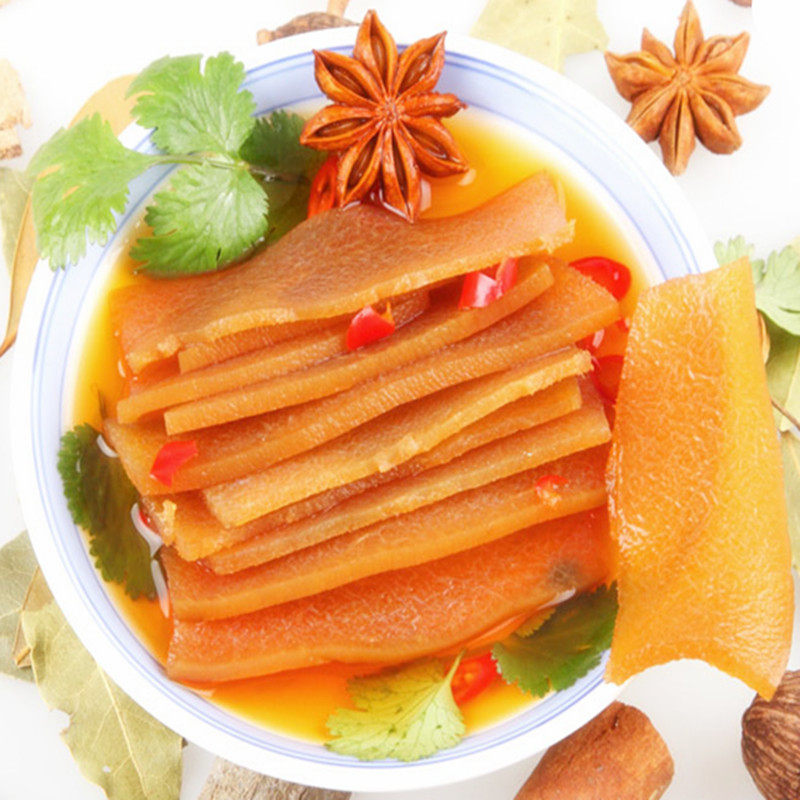 玮琦榕华泡鸭爪泡牛皮龙岩客家风味罐装醋泡鸭肉零食