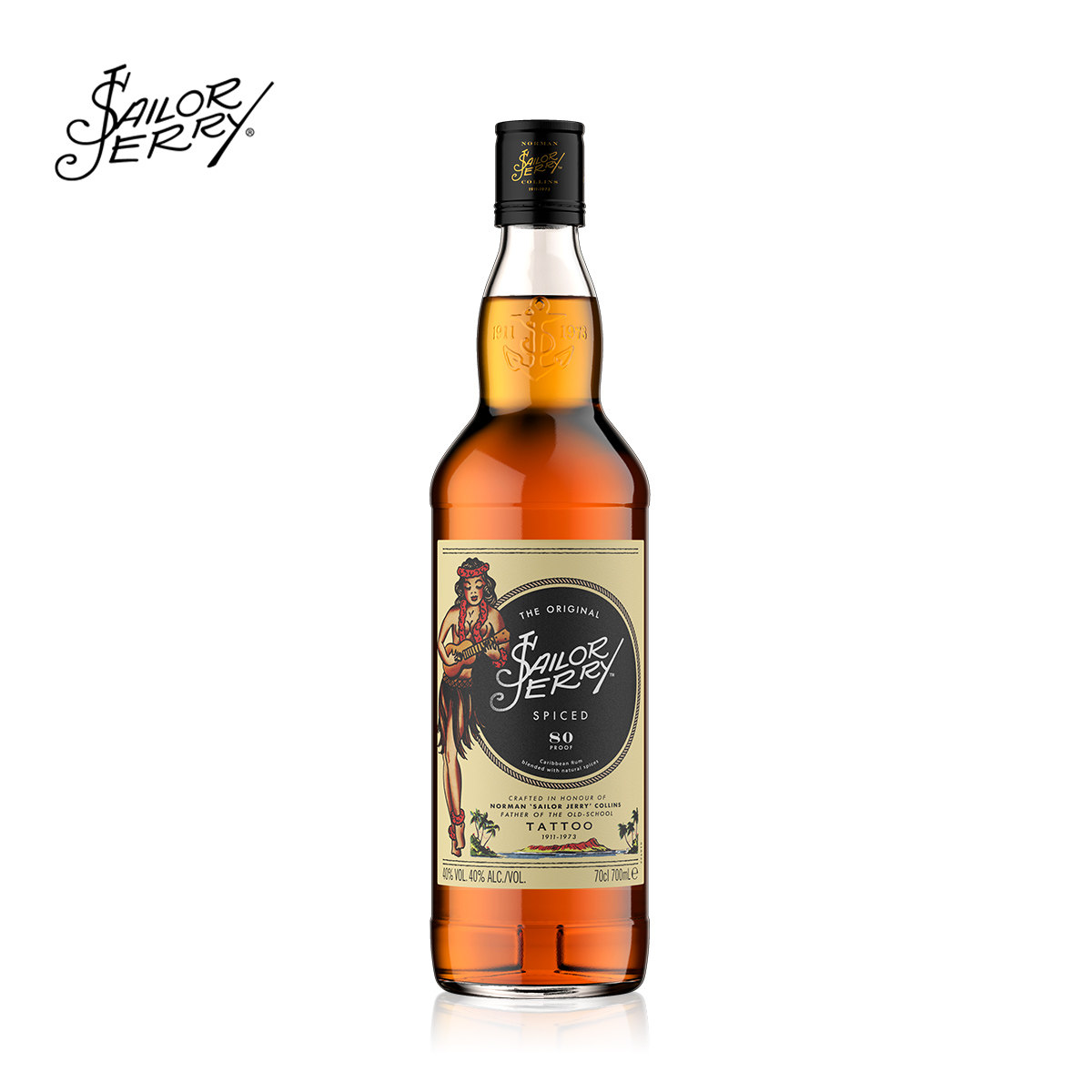 杰瑞水手朗姆苏格兰威士忌进口热销酒水单瓶洋酒朗姆酒