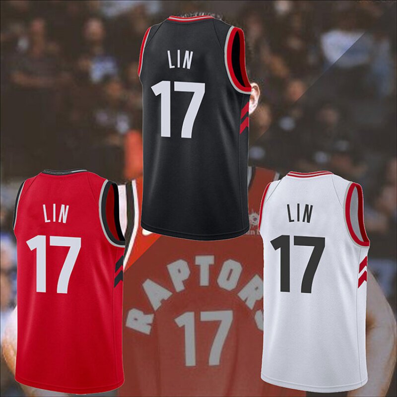 猛龙队7号林书豪球衣套装热压篮球城市成就新款篮球服