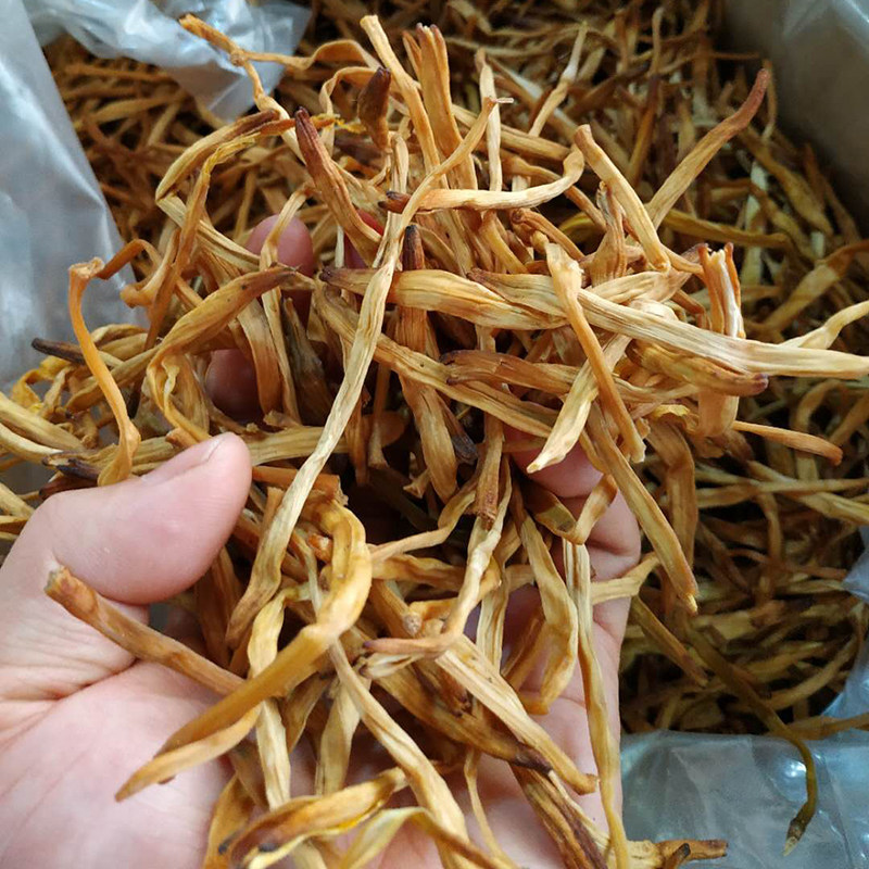 福建周宁农家干黄花菜忘忧草金针干货素菜火锅其它干货