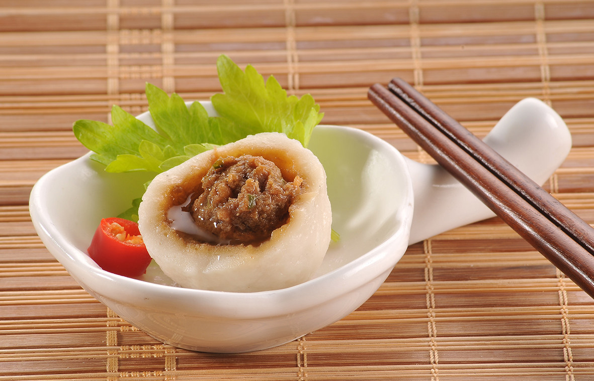 福州连江手工速冻包心大鱼丸子部队火锅食材料配菜速食组合2包邮