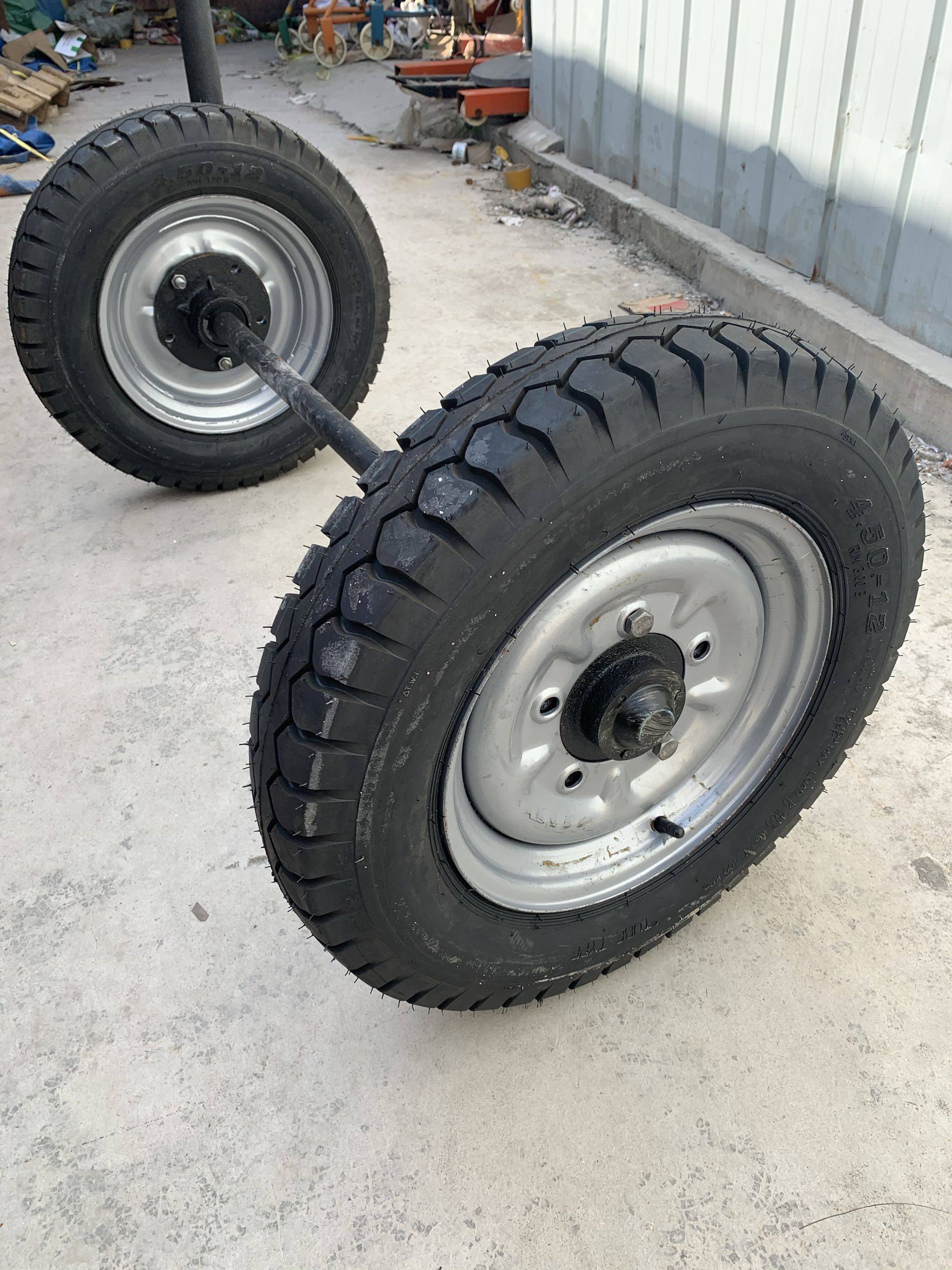 45012充气马车轮车轮工程拖车轮子脚轮