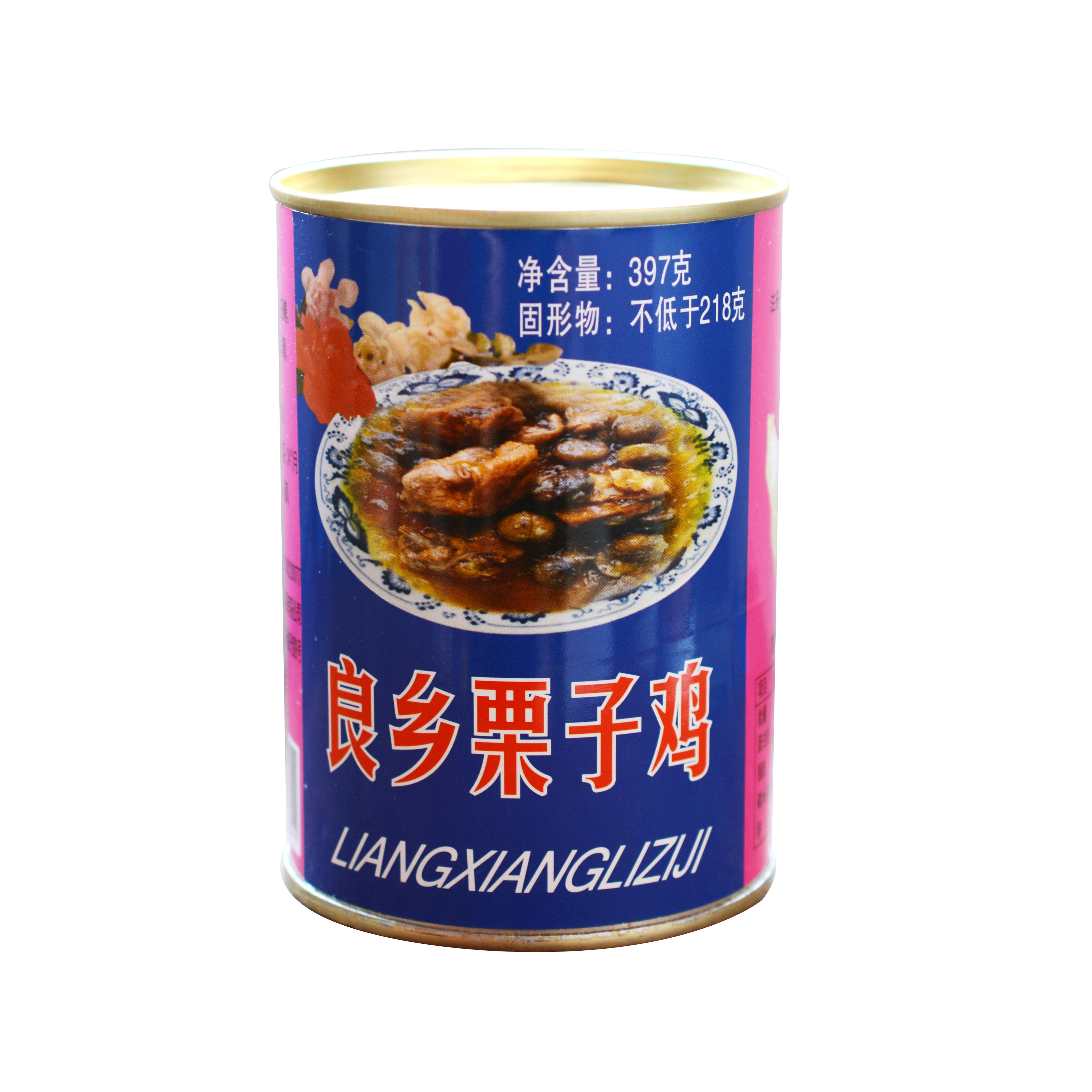 承德特产良乡栗子子鸡397g新货板栗鸡肉罐头水果罐头