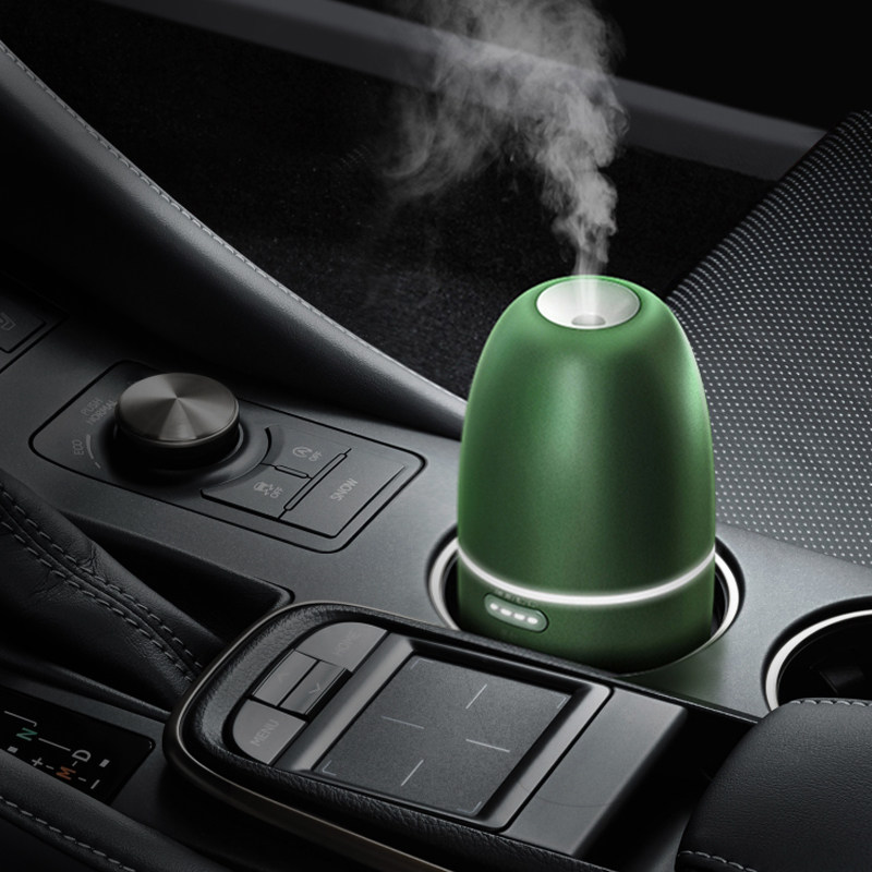 日本谷心车载香薰机加湿器车用小型精油喷香扩香机迷你自动香氛机