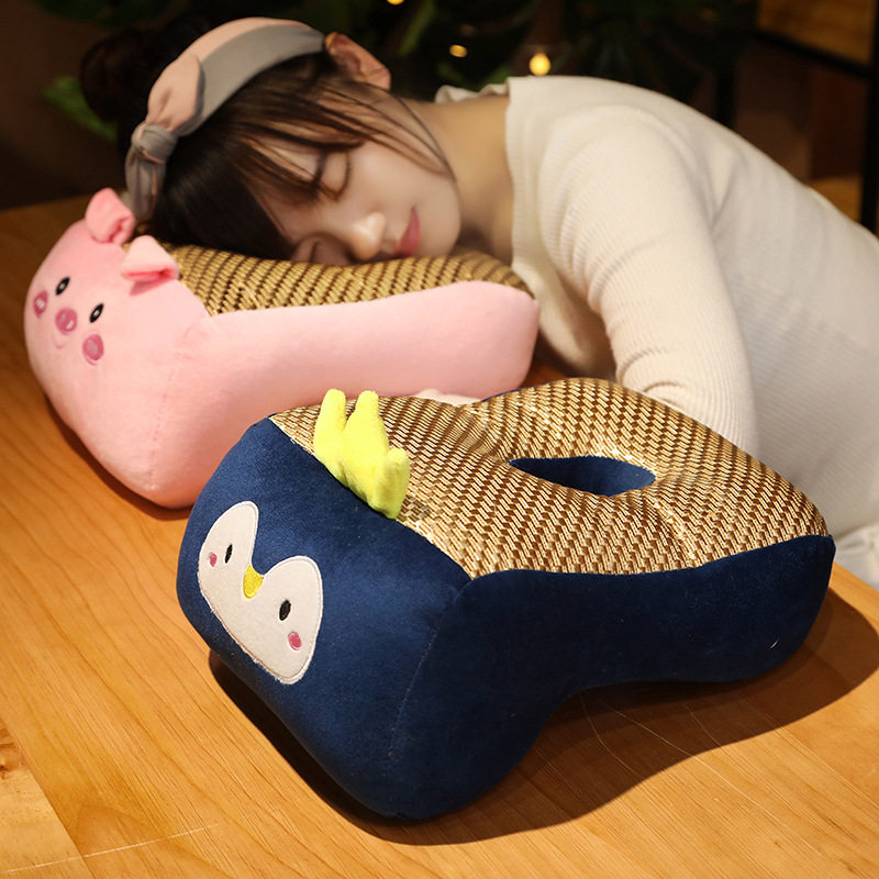 午睡夏冰丝午休睡觉女生趴睡桌上趴枕神器学生靠垫