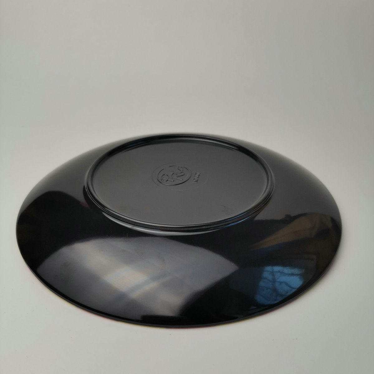 盘子四川凉山彝族餐具餐厅塑料树脂印花民族漆器