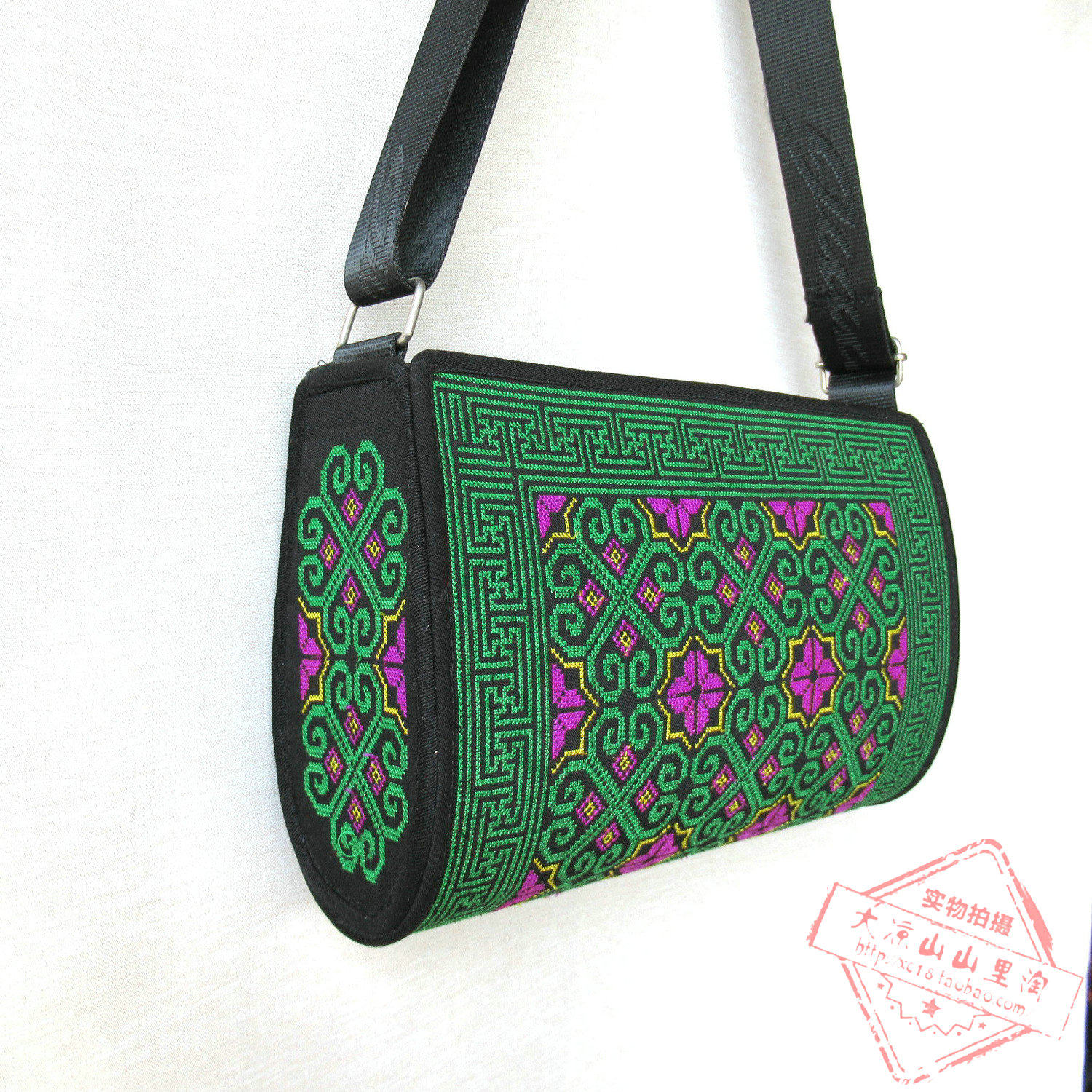 手提包彝族凉山包包民族民族风风格刺绣女士随身刺绣