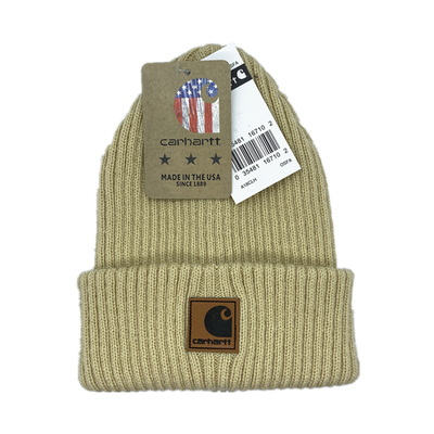 卡哈特carhartt潮牌针织帽女休闲保暖冷帽男户外滑雪情侣毛线帽子