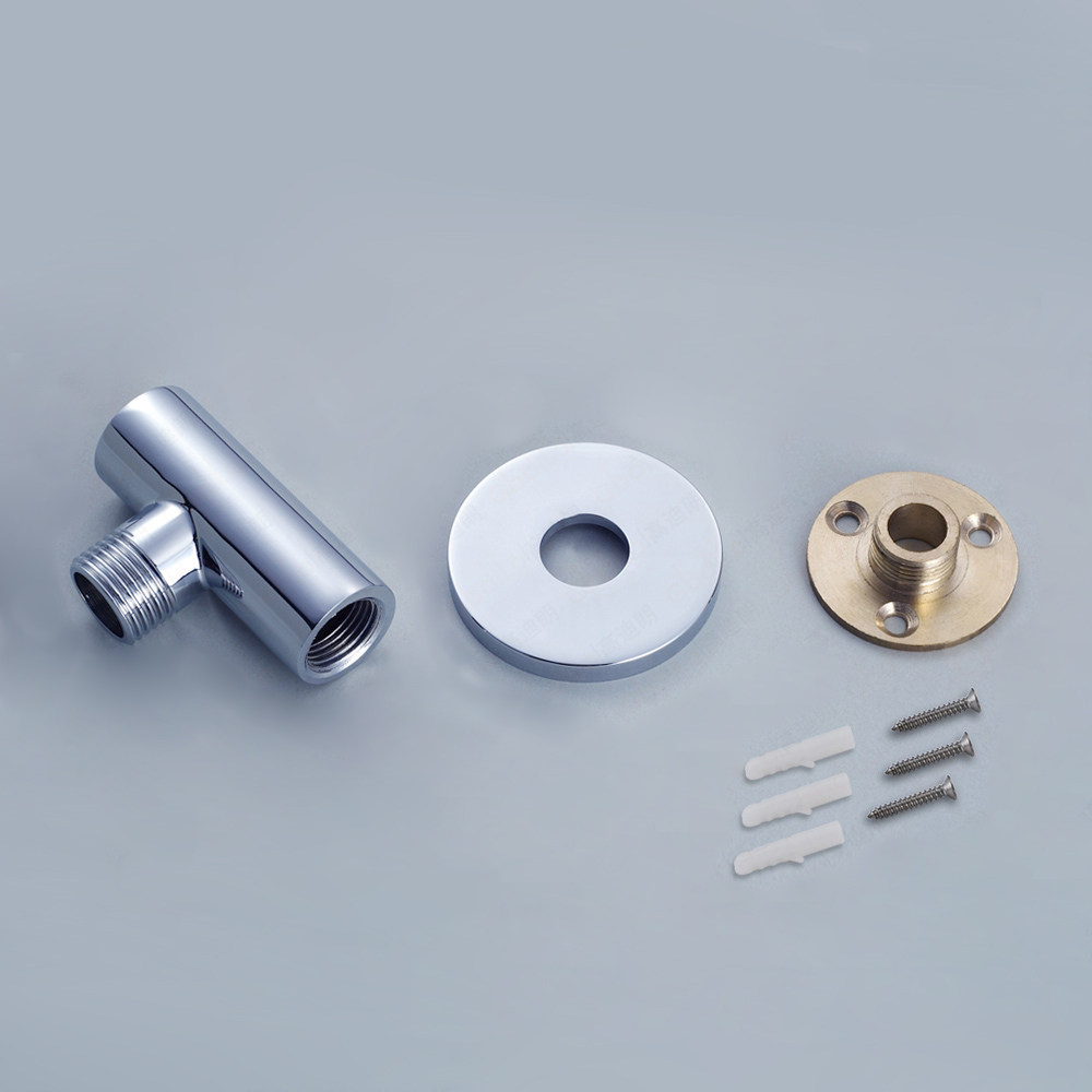 明装大花洒顶喷头固定支架 淋浴杆底座 澡堂宾馆卫浴改装配件