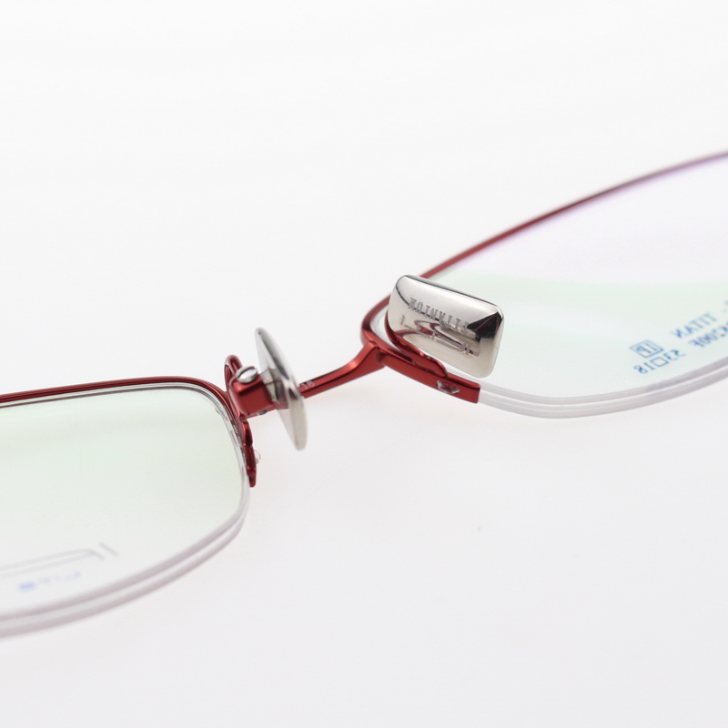 ifiti意形眼镜架f1517b8200f舒适半框记忆钛可镜片近视眼镜架