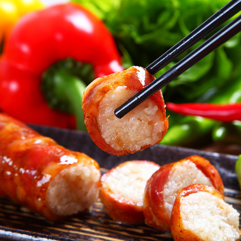 台湾风味原味香肠寿司半成品日式料理米饭卷肠半成品肉类