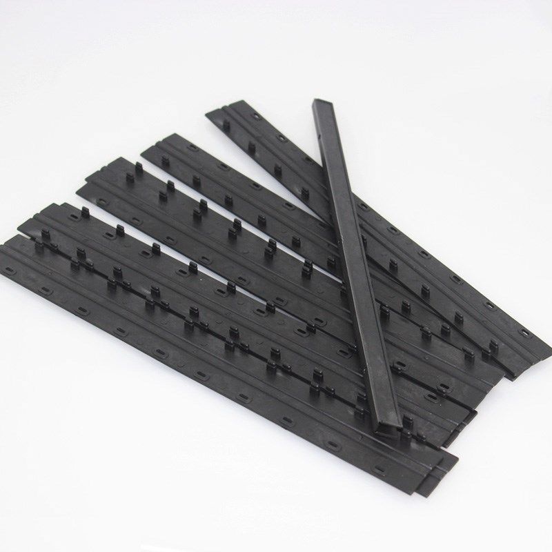 装订夹条3mm黑色塑料十孔胶条5mm10mm15mm压条10孔装订耗材