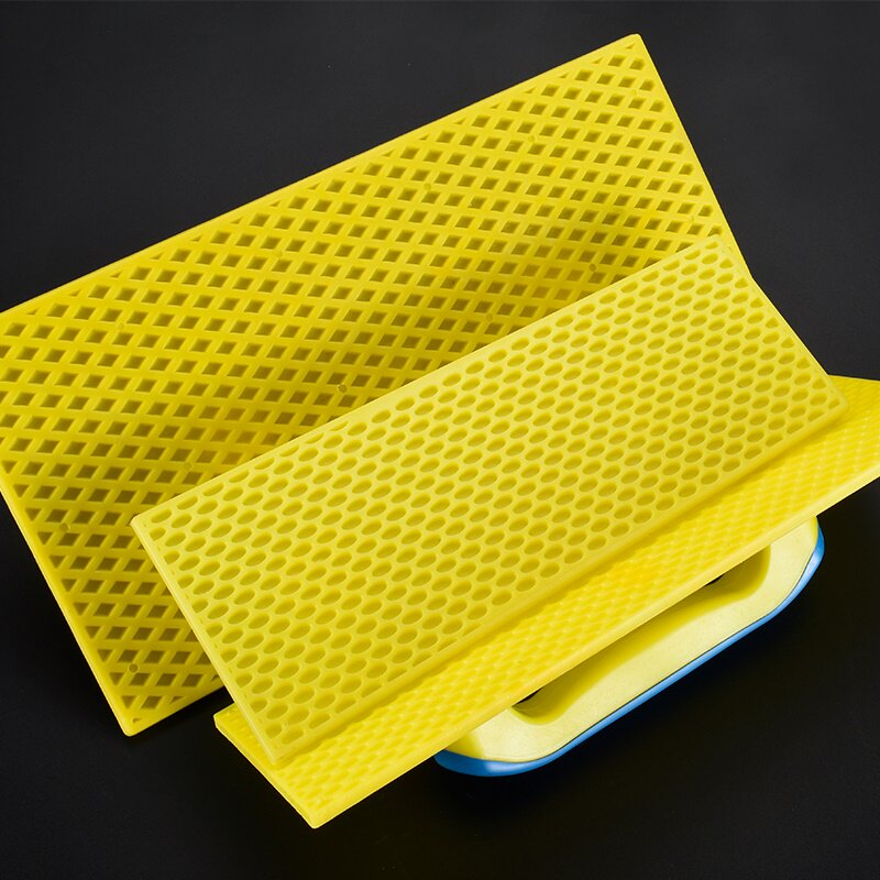 抹子沙板工具泥工泥瓦匠塑料灰板平底钢化大号平板托灰板搓板抹灰_双