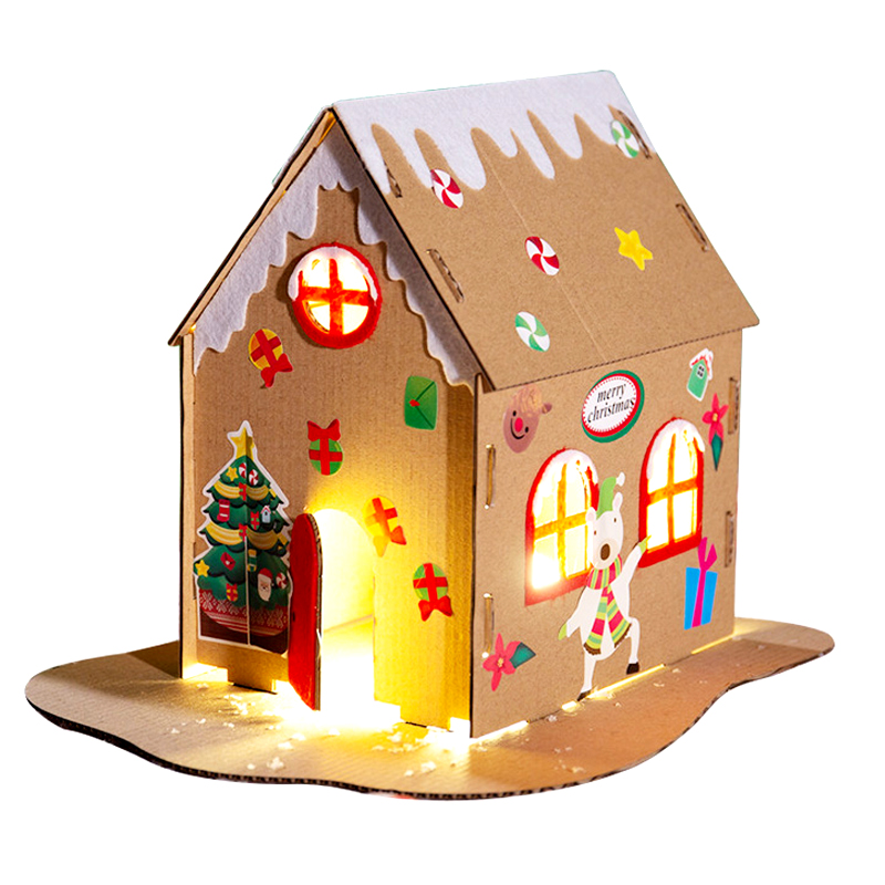 圣诞圣诞节手工diy儿童礼物袜老人小礼品自制圣诞帽