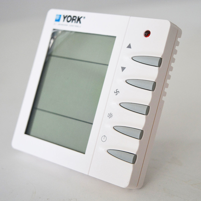 温控器约克中央空调风机盘管温度控制开关面板tms2000液晶空调控制