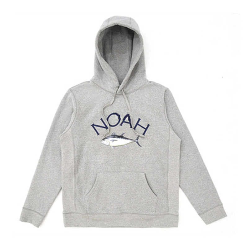 潮牌noah限定帽衫字母logohoodie金枪鱼男女女款卫衣