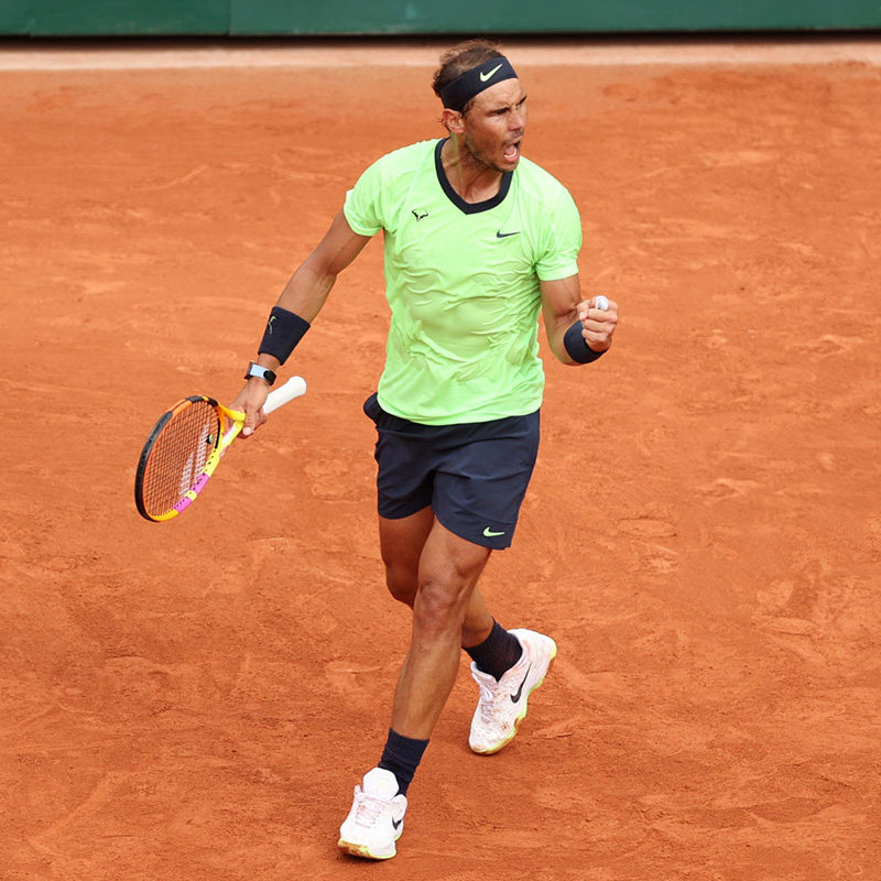 网球nike耐克男子纳达尔21年短裤运动ci9153运动t恤