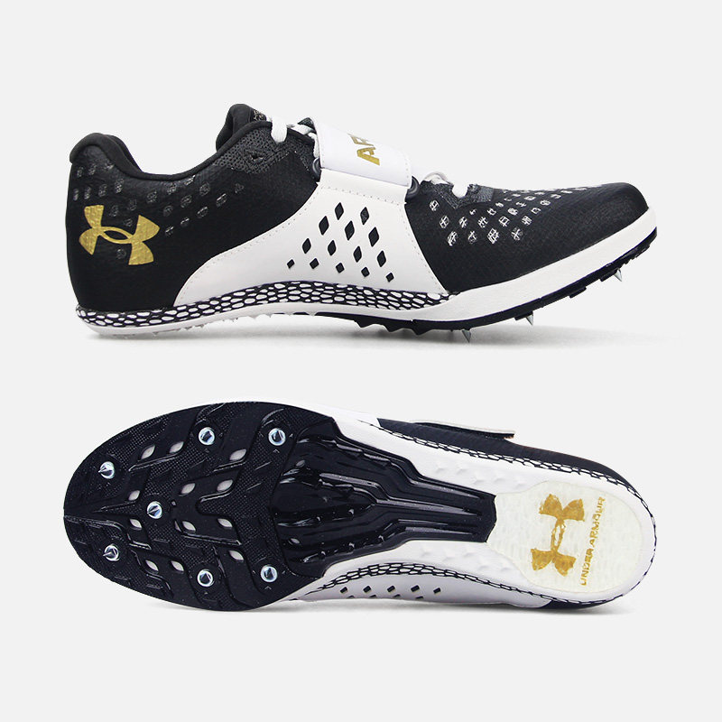 田径小将赛道精英安德玛立定跳远钉鞋uahovr田径运动鞋