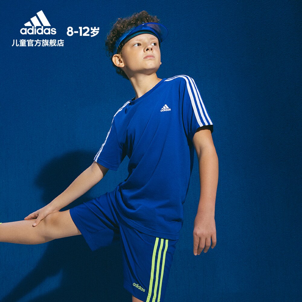 阿迪达斯官网adidas童装夏季训练运动短袖gn3996gn4000t恤