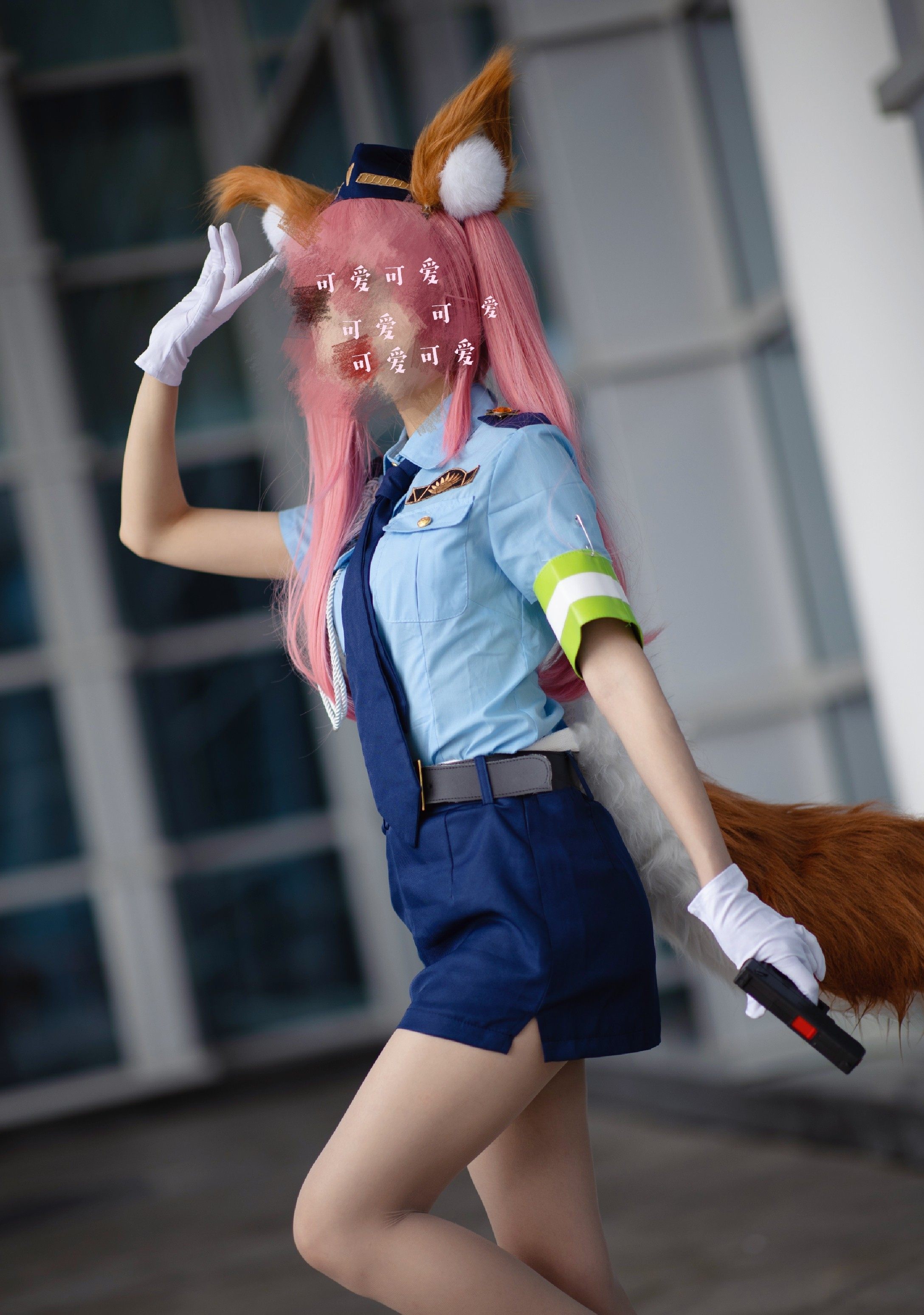 可动fategrandorder玉藻松鼠尾巴cosplay道具立体cosplay配件