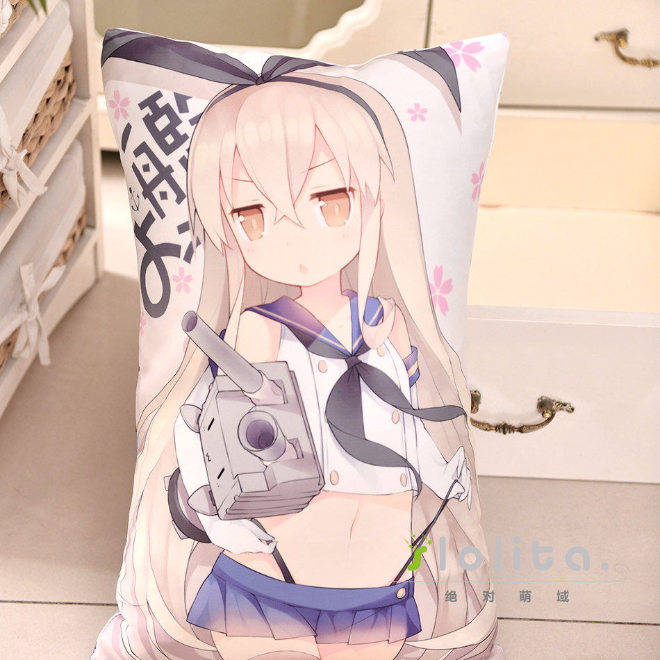 萌漫次元舰队collection舰娘岛风动漫周边二次元定制抱枕动漫毛绒