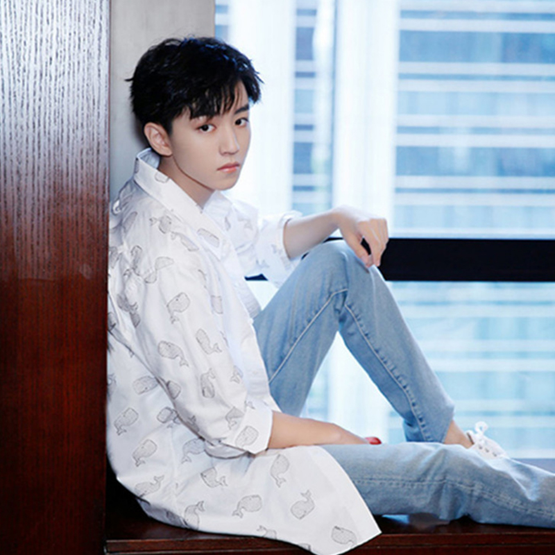 王俊凯同款衣服春夏新品复古港味男女韩版潮流衬衫