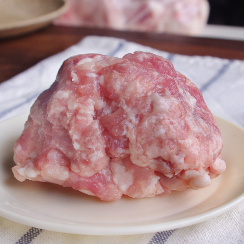 猪肉肉糜200g肥瘦各半正品行货新鲜馄饨饺子塞肉生猪肉