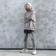 A chock original independent god gray double-hat sweater plus velvet warm loose hooded sweater men and women trend A chock original independent god gray double-hat sweater plus velvet warm loose hooded sweater men and women trend