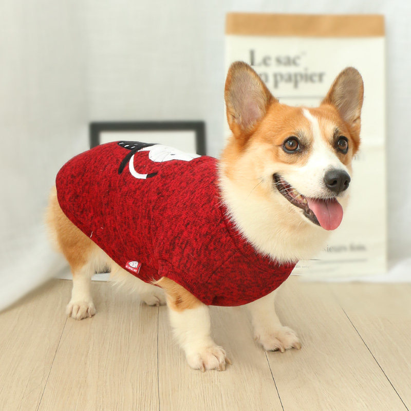 宠物宠物狗狗狗衣服秋冬保暖可爱柯基中型冬季狗宠物服装