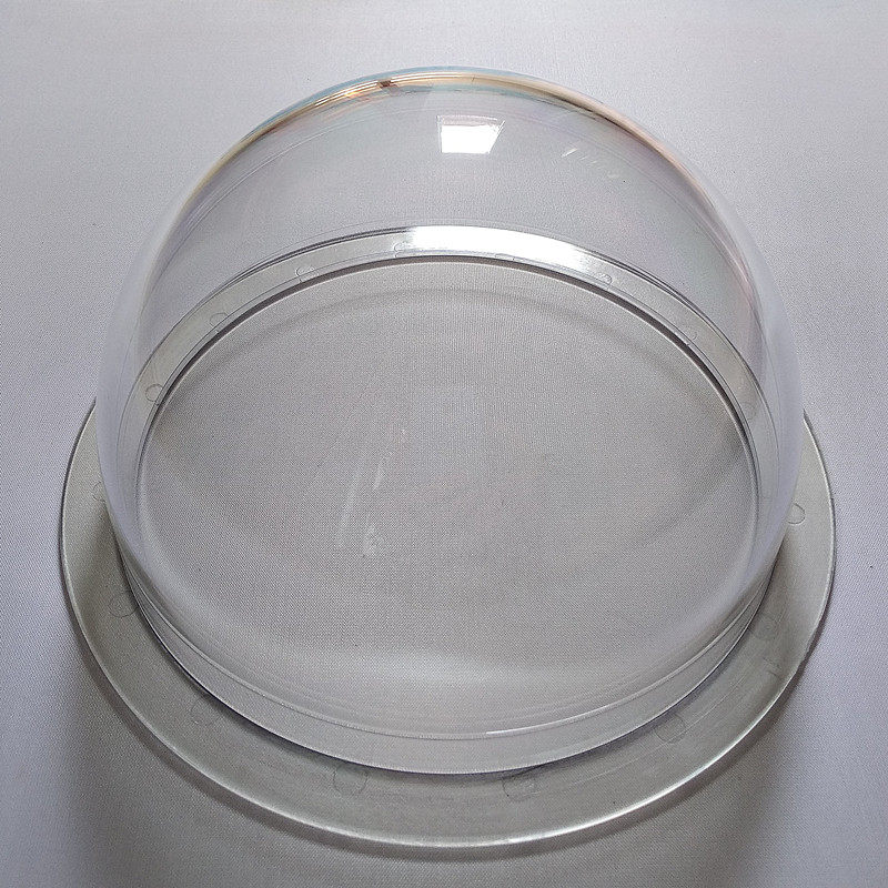 加厚6寸pc防暴球机罩云台监控半球水下摄像头防护罩有机玻璃180mm