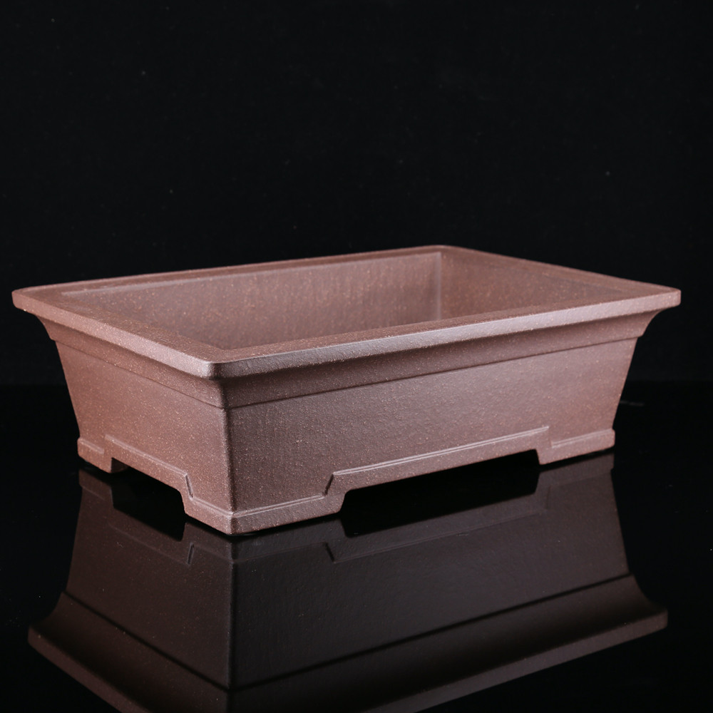 大号高档精工宜兴原矿紫泥名家尹恒兵长方马槽花盆