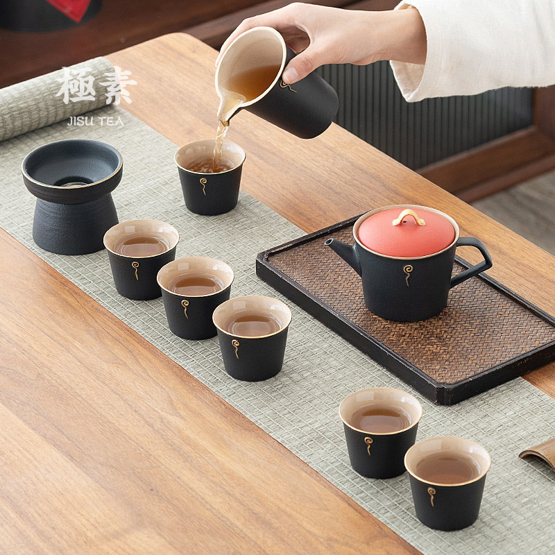 功夫功夫茶茶具套装家用客厅办公室会客日式复古功夫茶具